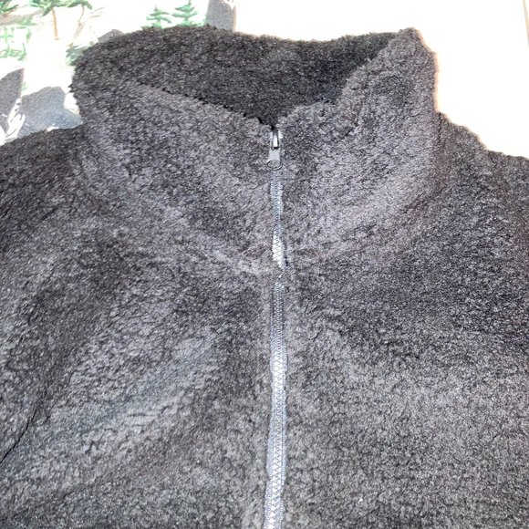 Nuvano Womens Blue Plush Fleece Quarter-Zipper Pullover Jacket-Size, S,M.L,XL - Picture 13 of 16